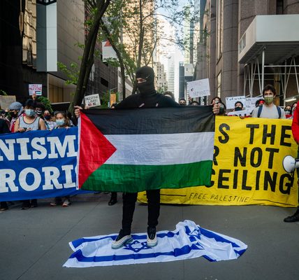 Antisemitism protest