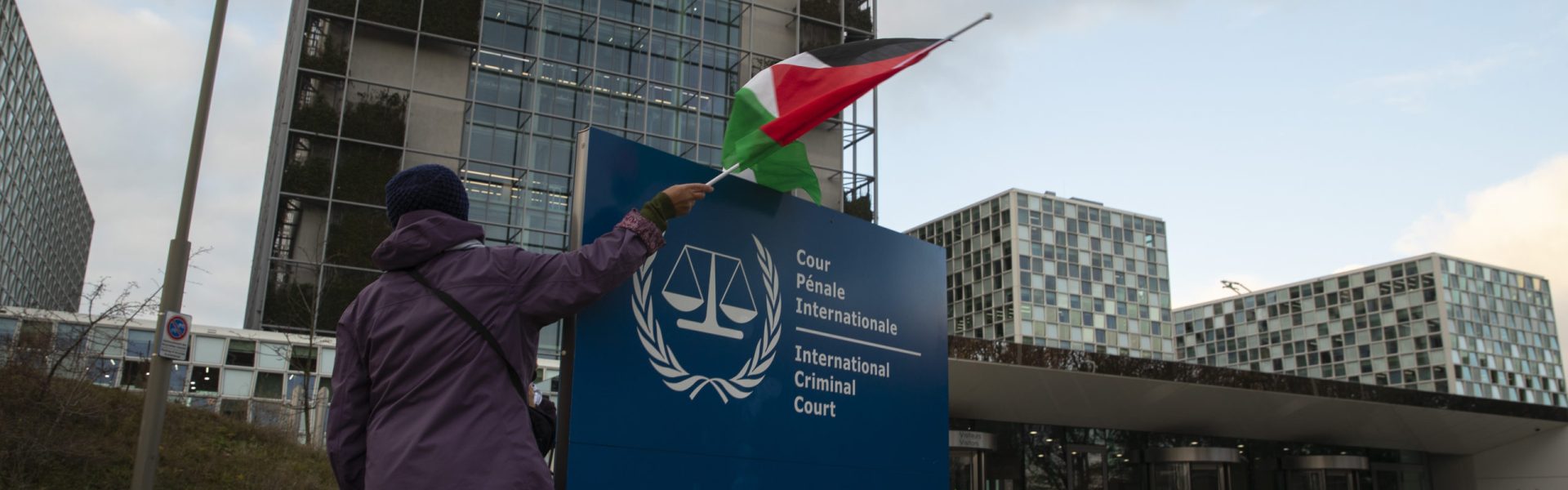 Palestinian demonstration ICC
